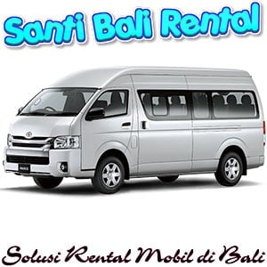Sewa mobil mini bus di bali - rental mobil Hiace murah di bali - Santi Bali Rental Mobil buka 24 jam, dengan supir dan bbm harian termurah di Bali